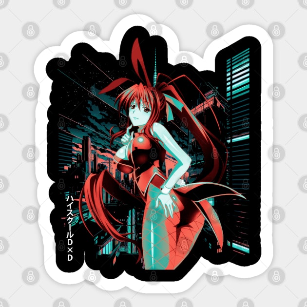 The Path of the Red Dragon High School DxD Journey Shirt Sticker by Thunder Lighthouse